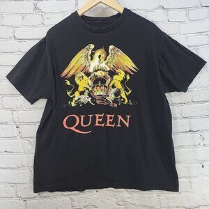 Queen Band Tour T-Shirt 2019 Men's L Black Graphic Tee